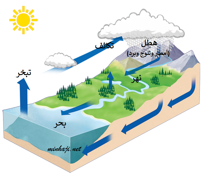 دورة الماء في الطبيعة